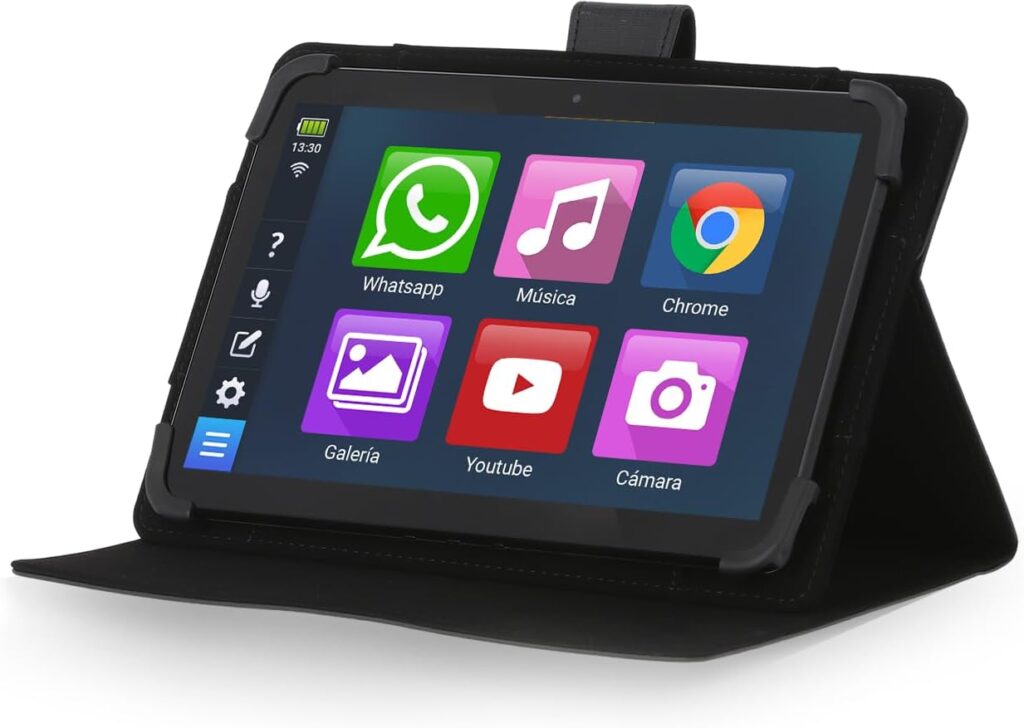 Bleta – Tablet para Personas Mayores, fácil de Usar, Pantalla Grande 10,1", Whatsapp, Llamadas y videollamadas, 4 GB RAM, 64 GB, USB-C, Ranura SIM